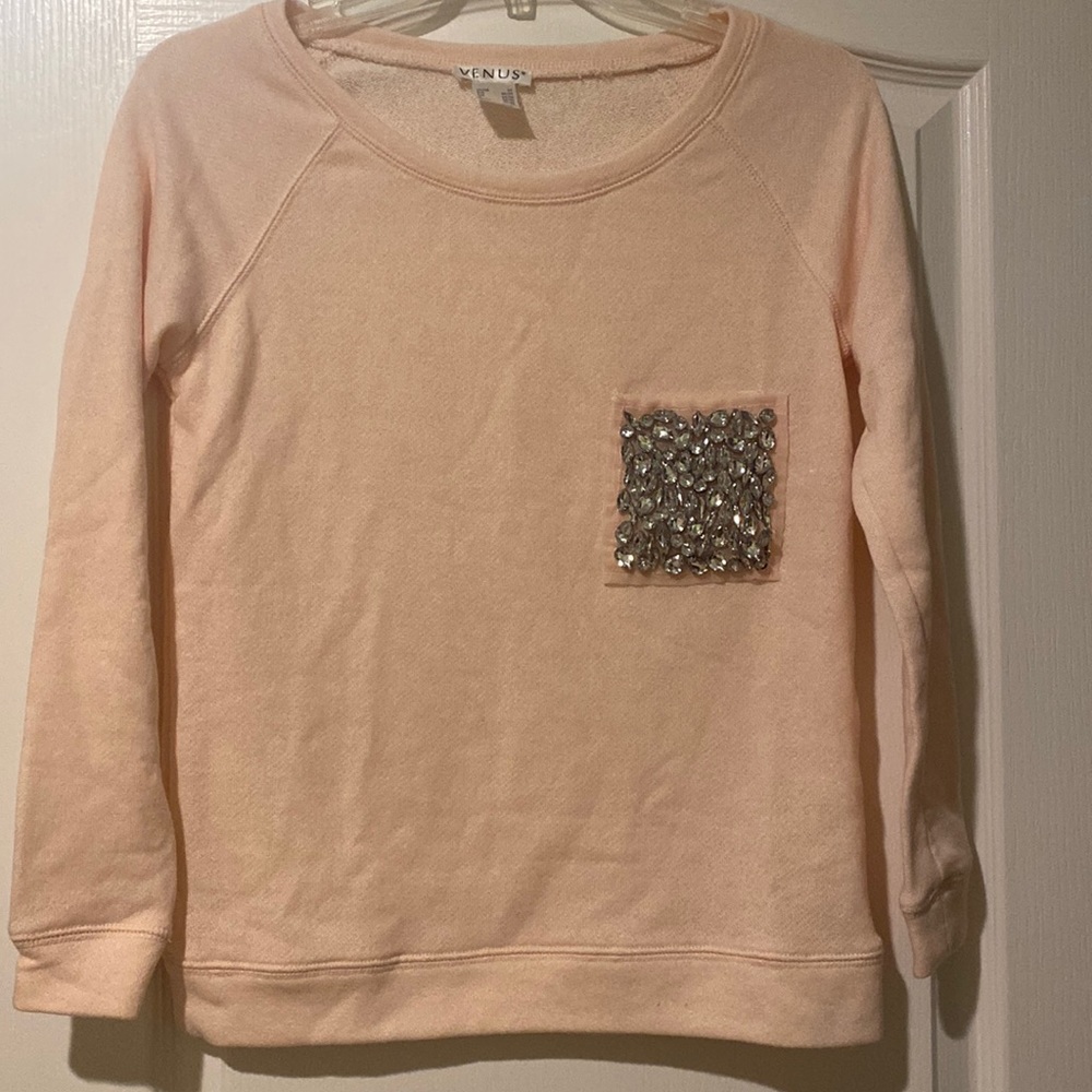 ✨Jeweled pocket sweatshirt✨
